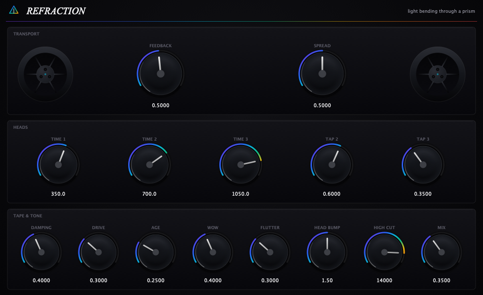 REFRACTION plug-in interface
